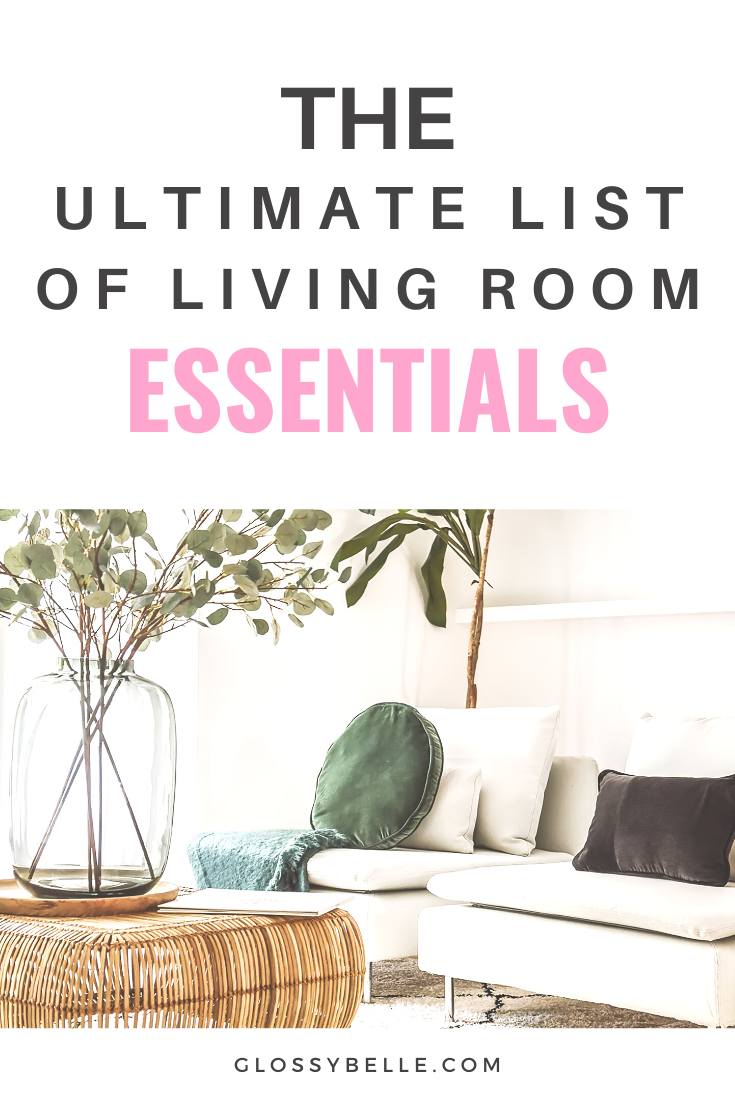 17 Living Room Essentials For Your First Apartment Glossy Belle